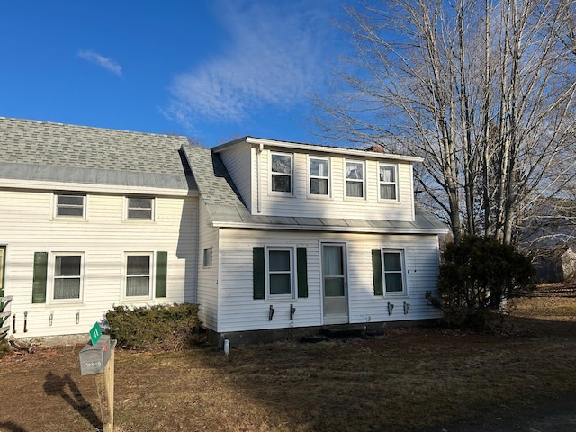 view of front of home