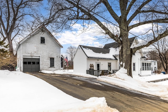 view of front of property with an attached garage