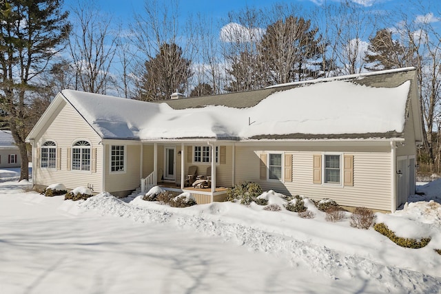 view of front of property