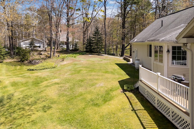 23 Sunny Acres Ln, Boothbay, ME 04537 - view of green lawn