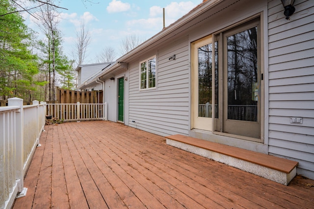 view of deck