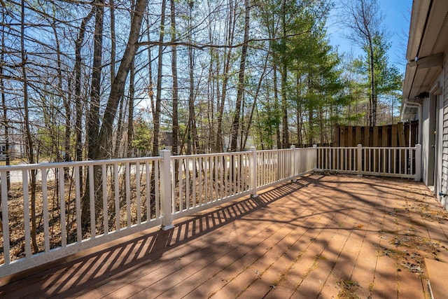 view of deck