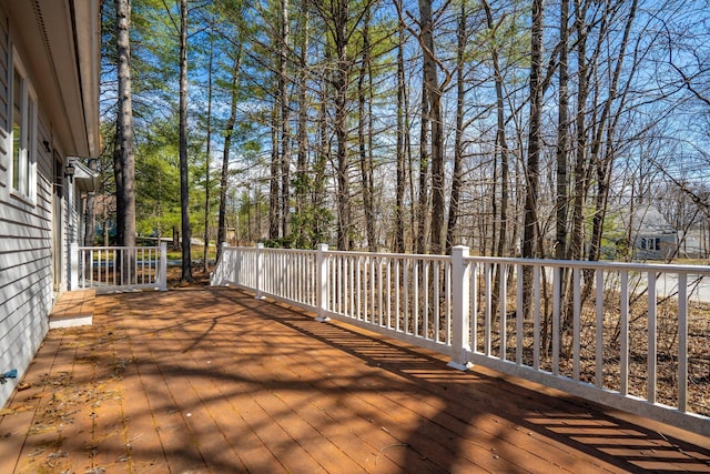 view of deck