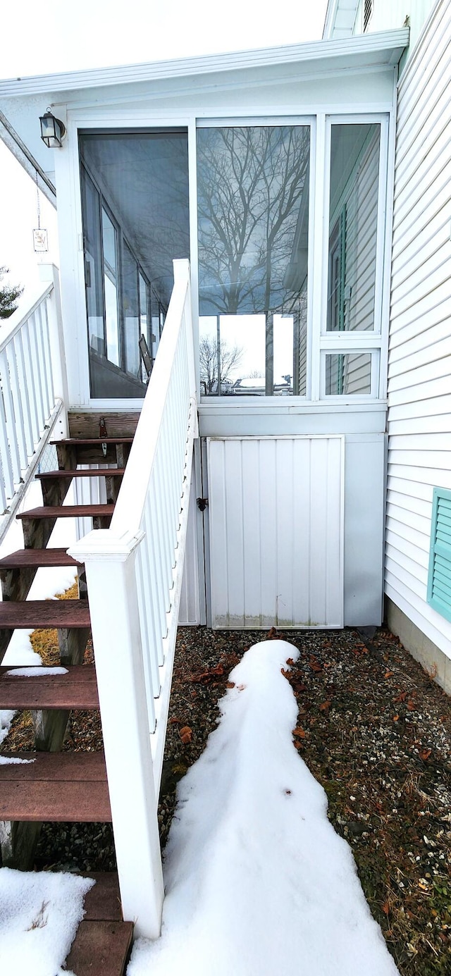 view of entrance to property