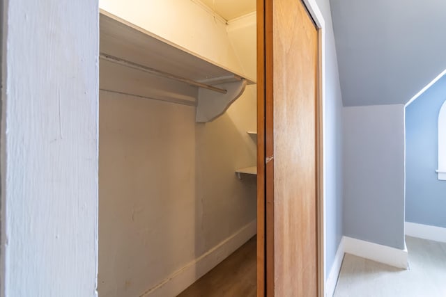 view of closet