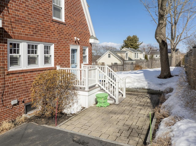 view of patio / terrace with a fenced backyard