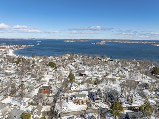 water view featuring a residential view