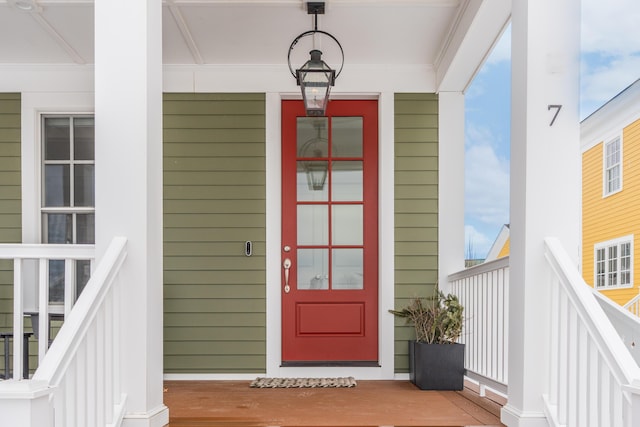 view of entrance to property