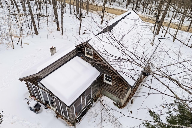 exterior space featuring a sunroom