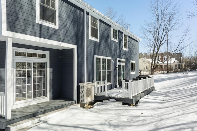 exterior space featuring ac unit