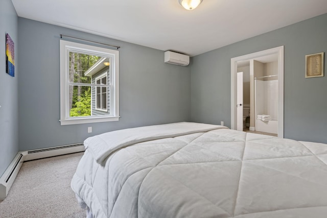 271 Red Gate Ln, Acton, ME 04001 - carpeted bedroom with a wall unit AC