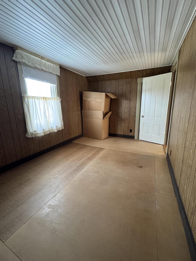 143 Main St, Sangerville, ME 04479 - unfurnished room with wooden walls