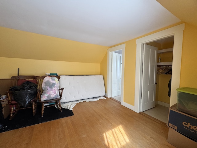 143 Main St, Sangerville, ME 04479 - additional living space with wood finished floors and vaulted ceiling