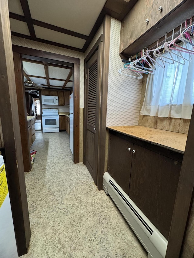 143 Main St, Sangerville, ME 04479 - corridor with a baseboard heating unit
