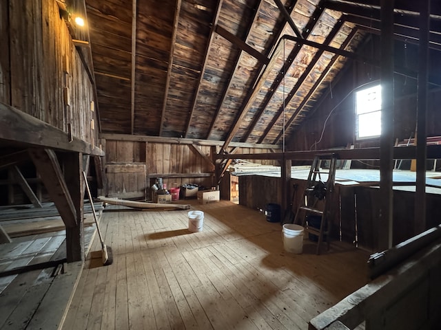 143 Main St, Sangerville, ME 04479 - view of unfinished attic
