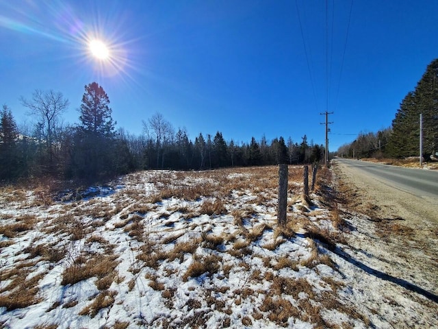 view of road