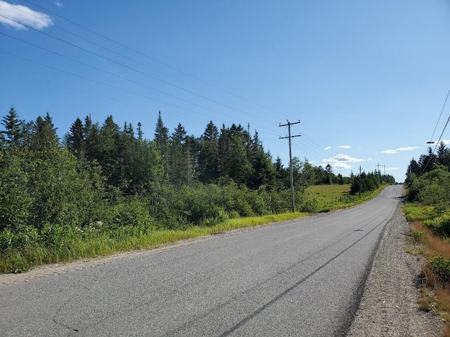 view of road