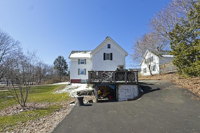 view of front of home