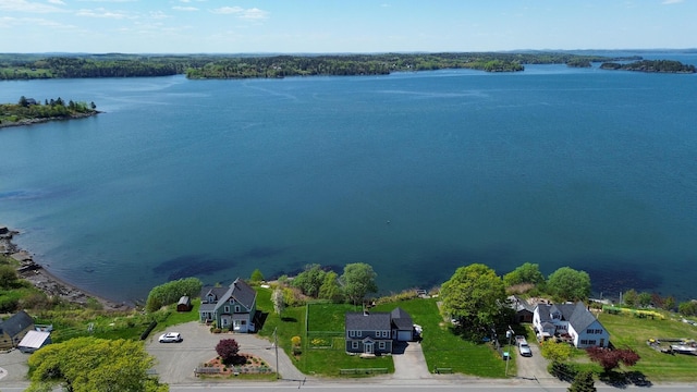 151 Main St, Lubec, ME 04652 - drone / aerial view of a large body of water