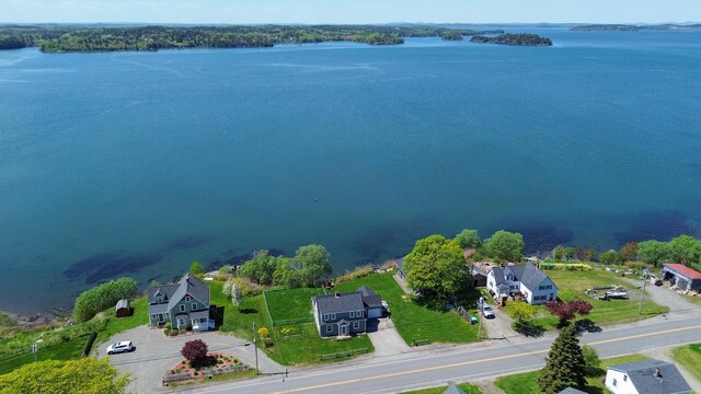 151 Main St, Lubec, ME 04652 - drone / aerial view of a large body of water