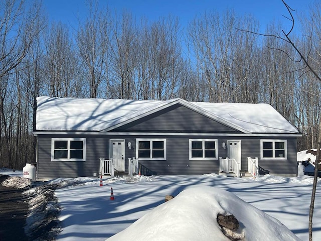 view of ranch-style home