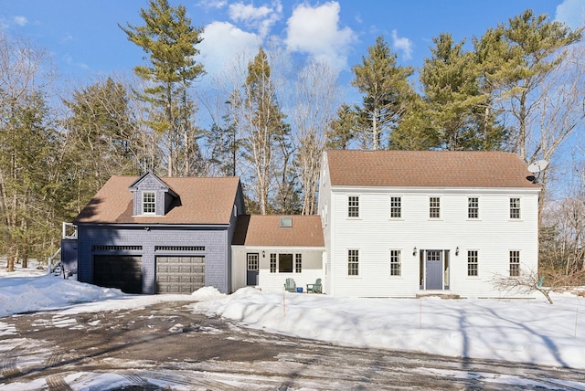 view of colonial-style house