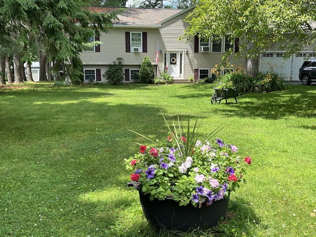 view of bi-level home