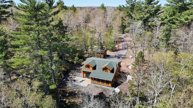 51 Short Point Way, Orland, ME 04472 - view of subject property featuring a heavily wooded area