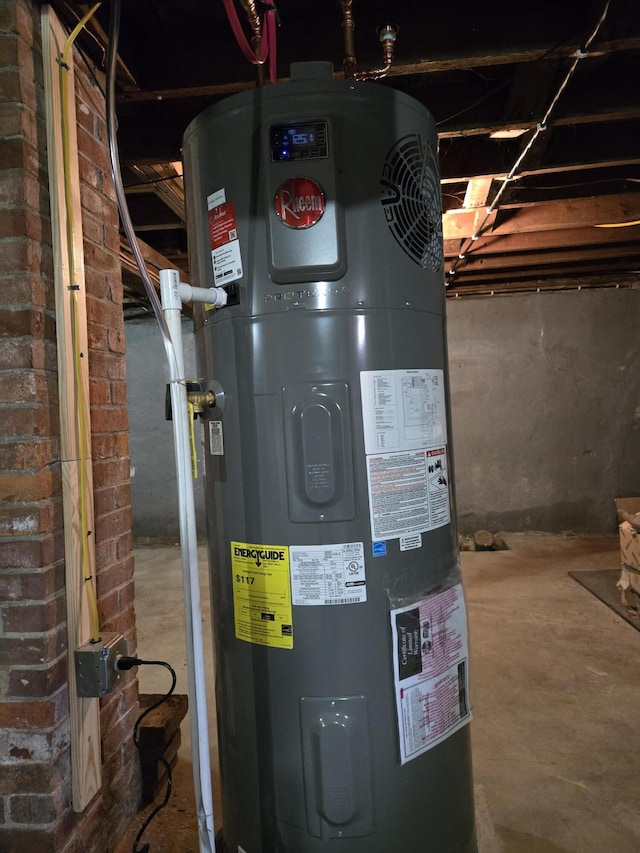 utilities featuring water heater