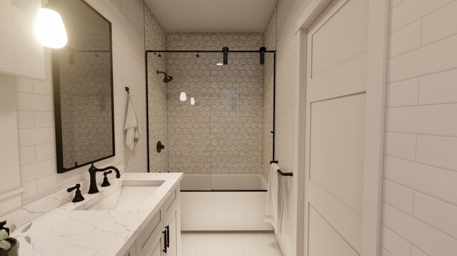 300 N Rd, Yarmouth, ME 04096 - full bath featuring vanity and shower / bath combination