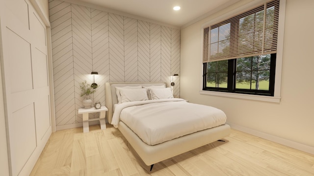 300 N Rd, Yarmouth, ME 04096 - bedroom featuring recessed lighting and wood finished floors