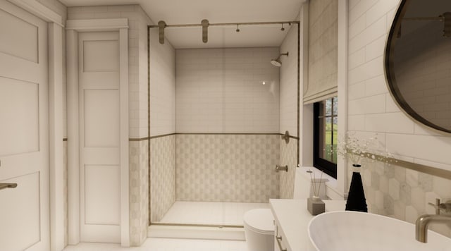 300 N Rd, Yarmouth, ME 04096 - full bath with a stall shower and vanity