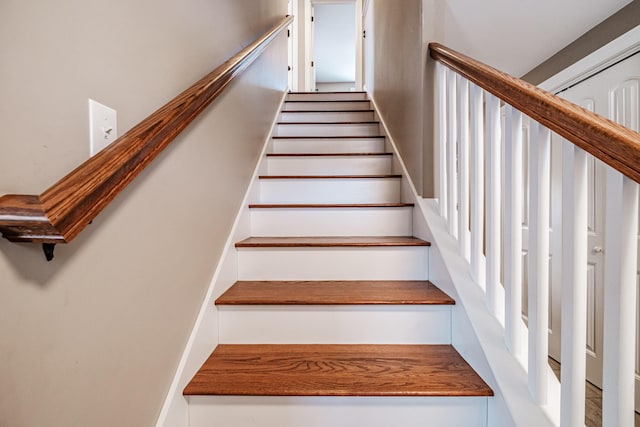 view of staircase