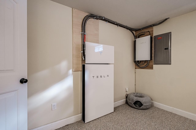 utility room featuring electric panel