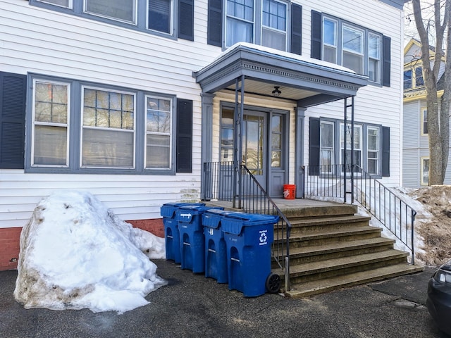 view of entrance to property