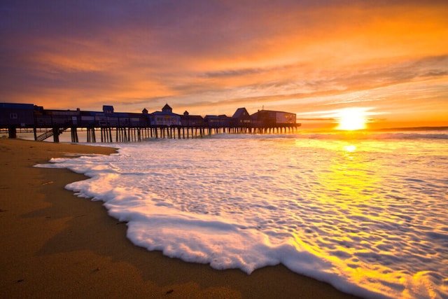 water view featuring a pier