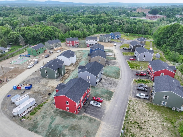 46 Firefly Ln, Bangor, ME 04401 - aerial perspective of suburban area featuring a forest