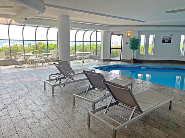 view of indoor pool