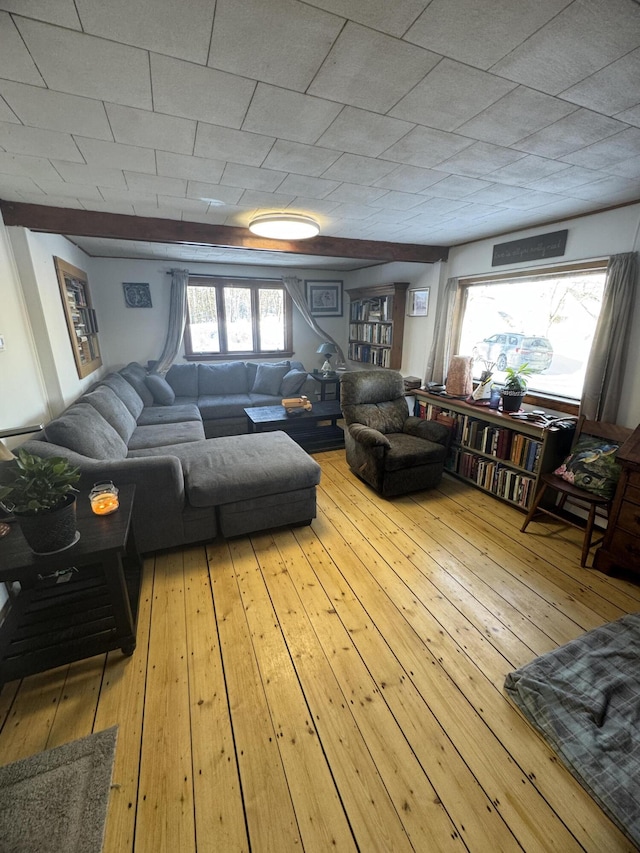 51 N Guilford Rd, Monson, ME 04464 - living area featuring wood-type flooring