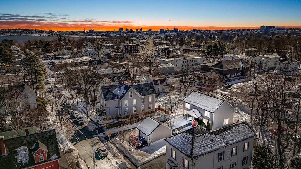 drone / aerial view