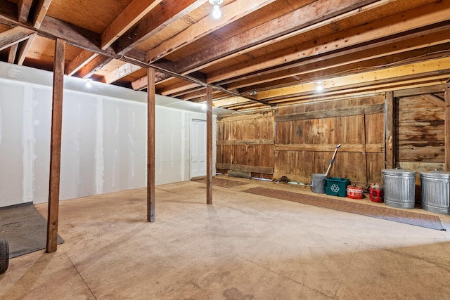323 Runaround Pond Rd, Durham, ME 04222 - view of unfinished basement