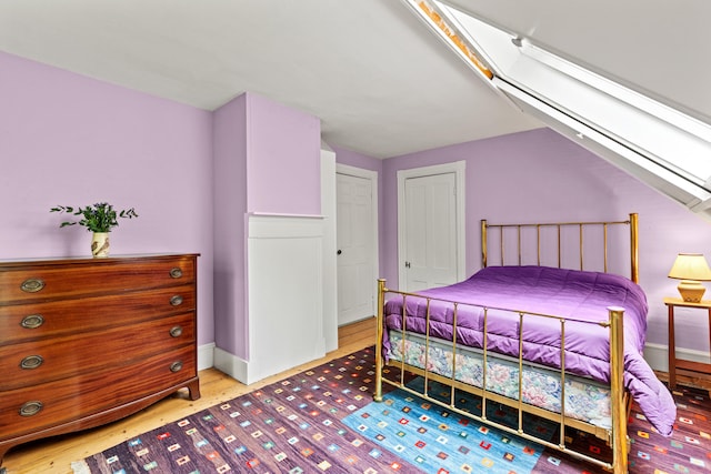 323 Runaround Pond Rd, Durham, ME 04222 - bedroom featuring wood finished floors and baseboards