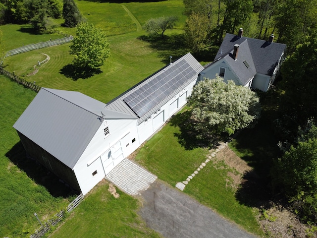 323 Runaround Pond Rd, Durham, ME 04222 - view from above of property
