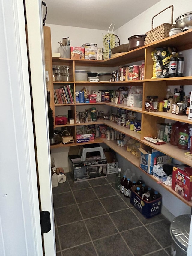 view of pantry