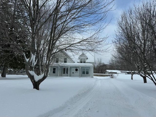 view of cape cod house