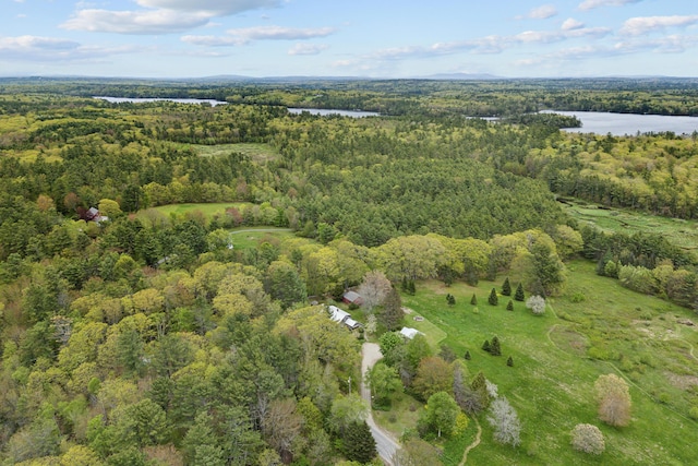 463 Back Meadow Rd, Damariscotta, ME 04543 - view of property location with a heavily wooded area and a large body of water