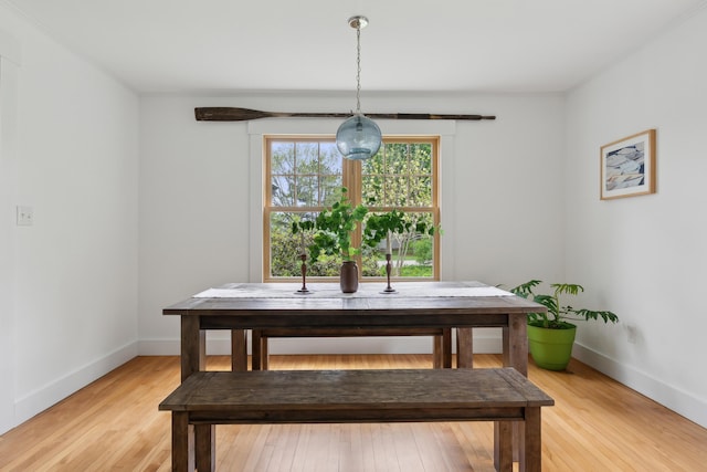 463 Back Meadow Rd, Damariscotta, ME 04543 - dining area with light wood finished floors and baseboards