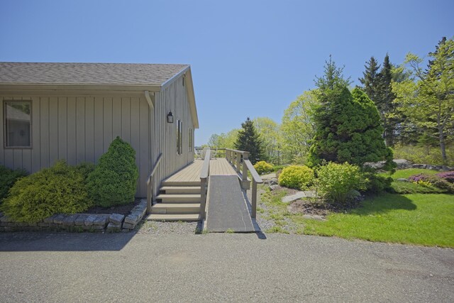153 Back Shore Rd, Bristol, ME 04564 - view of home's exterior with a deck