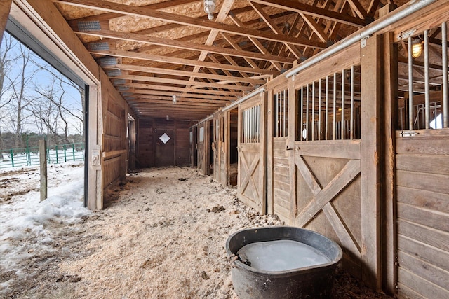 view of stable