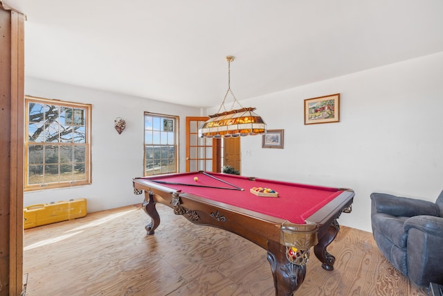 recreation room featuring billiards